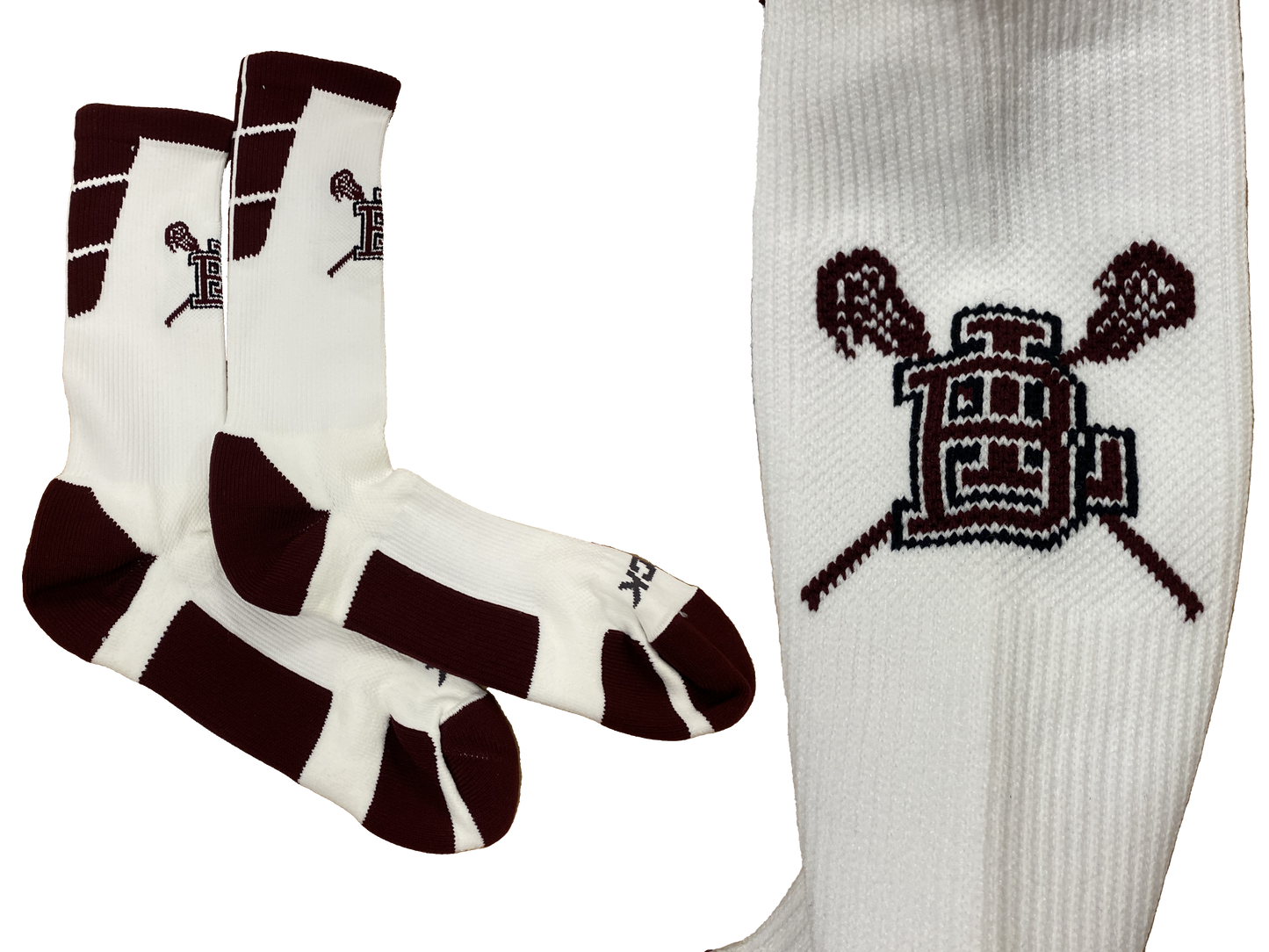 Adult Lacrosse Performance Socks by Twin City Knitting