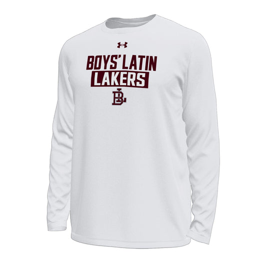 Under Armour Long Sleeve White T-Shirt